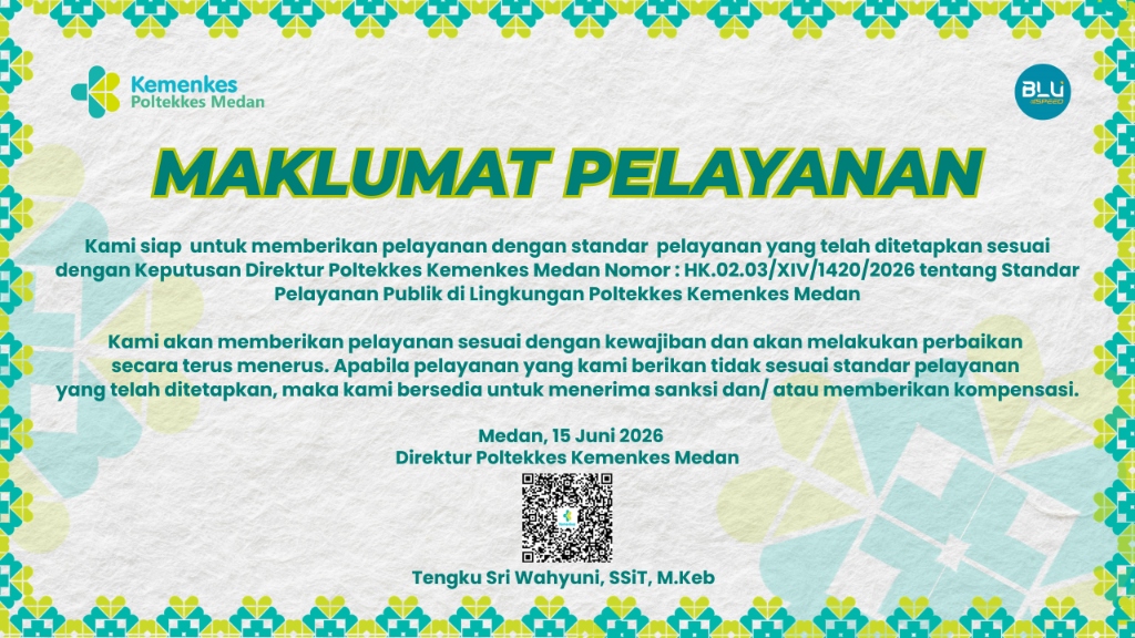 Maklumat Pelayanan PPID Poltekkes Kemenkes Medan